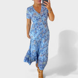 Constança - Vestido Floral e Elegante