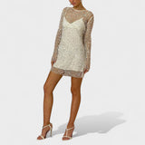 Milena - Vestido com brilhantes