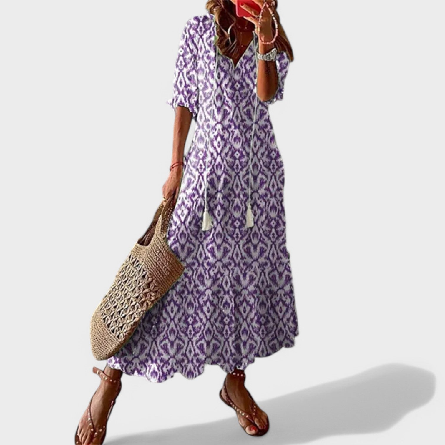 Matilde - Vestido Longo de Primavera