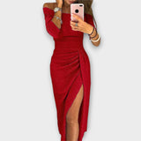 Lena - Vestido elegante sem ombros