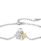 Pulseira de Amizade Temática de Cão Ajustável