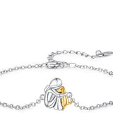 Pulseira de Amizade Temática de Cão Ajustável