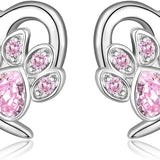 Brincos com Impressões de Patas & Coração – Joalharia para Amantes de Animais