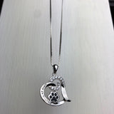 Colar Memorial Elegante para Cães em Aço Inoxidável