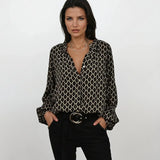 Beatriz - Blusa elegante com decote em V