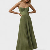 Melissa - Vestido Midi Plissado