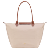Longchamp - Bolsa grande Le Pliage, Bege