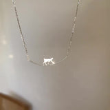 Gato Escalador – Colar de Prata