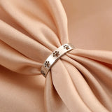 Anel de Pata em Aço Inoxidável para Mulheres