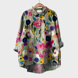 Flora - Camisa de linho de algodão