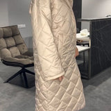 Cristiana  – Casaco acolchoado reversível de comprimento médio com forro leopardo