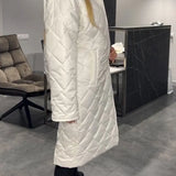 Cristiana  – Casaco acolchoado reversível de comprimento médio com forro leopardo