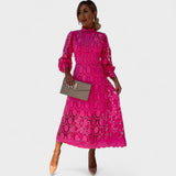 Ami - Vestido de renda elegante