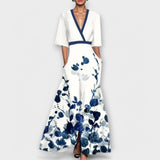 Inês - Vestido de senhora com manga elegante