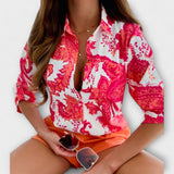 Maria - Blusa com gola clássica